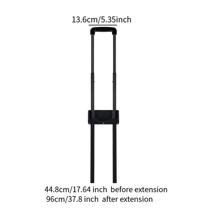 Crofta Travel Suitcase Telescopic Handle Repair Parts Simple Assembly DIY Accessory