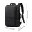 Crofta Business Travel Backpack Rucksack with Luggage Strap Computer Backpack Black