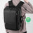 Crofta Business Travel Backpack Rucksack with Luggage Strap Computer Backpack Black