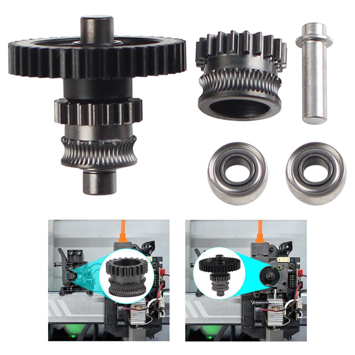 3D Printer Parts Easy Installation Professional Wear Resistant Extruder Gear