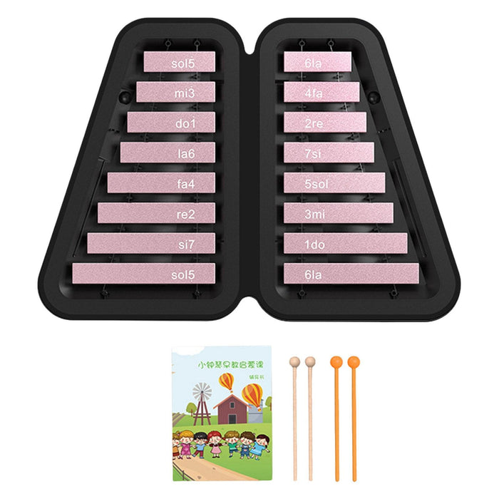 16 Note Xylophone Kids Education Music Toy Glockenspiel for Kids Party Favor Pink