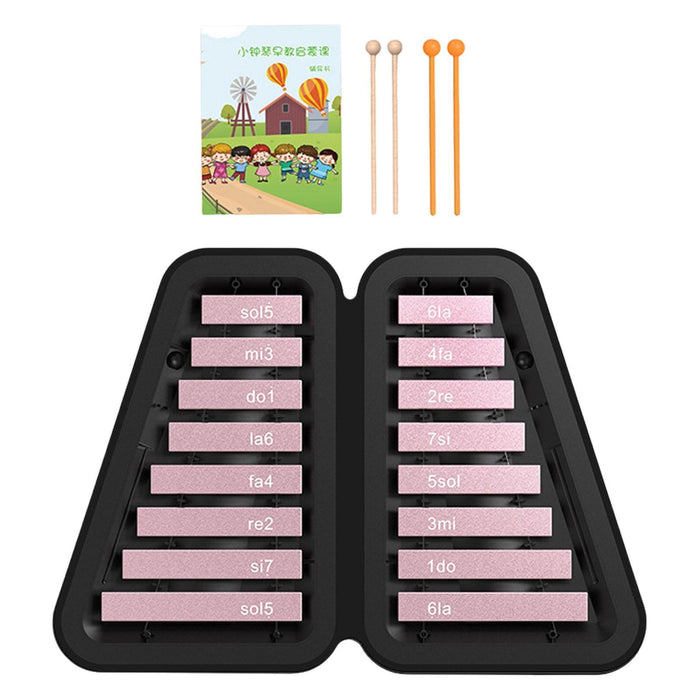 16 Note Xylophone Kids Education Music Toy Glockenspiel for Kids Party Favor Pink