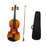 Crofta Wooden Stringed Musical Instrument Starter Violin for Play Violin Lover Kids 59cmx21cmx3.9cm