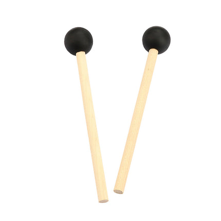 Crofta 2 Pieces Percussion Drumsticks Steel Drum Mallets for Performance Meditation round head