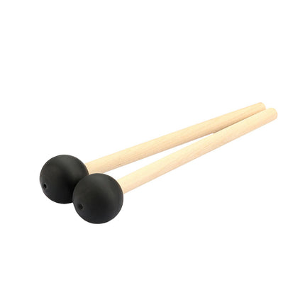 Crofta 2 Pieces Percussion Drumsticks Steel Drum Mallets for Performance Meditation round head