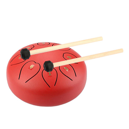 Crofta 2 Pieces Percussion Drumsticks Steel Drum Mallets for Performance Meditation Flat head