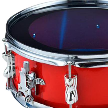 Crofta 13inch Snare Drum with Shoulder Strap Musical Instruments for Children Teens red