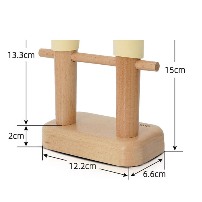 Crofta Wooden Guitar Hanger Vertical Wall Hanger for Ukulele Studio Acoustic Guitar