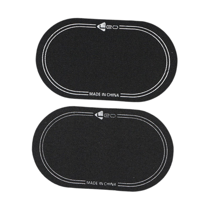 Crofta 2 Pieces Drumhead Patches Practical Drum Parts Accessories Drum Head Patches Double Pedal