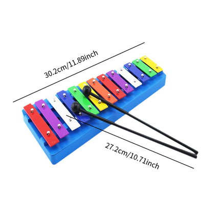 Crofta 13 Note Glockenspiel Xylophone Xylophone for Kids for Children Beginner