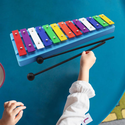 Crofta 13 Note Glockenspiel Xylophone Xylophone for Kids for Children Beginner