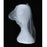 Crofta 16" Mannequin Head Model Manikin Wig Hat Scarf Display Stand Holder White