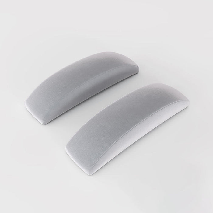 Crofta 2 Pieces Armrest Pad Portable Comfortable Support for Office Chair Gray