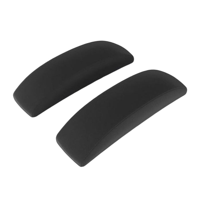 Crofta 2 Pieces Armrest Pad Portable Comfortable Support for Office Chair Black