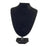 Crofta Jewelry Display Mannequin Velvet Necklace Display Model for Business Shelves 24cmx18cm