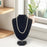 Crofta Jewelry Display Mannequin Velvet Necklace Display Model for Business Shelves 24cmx18cm