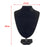 Crofta Jewelry Display Mannequin Velvet Necklace Display Model for Business Shelves 29cmx21cm