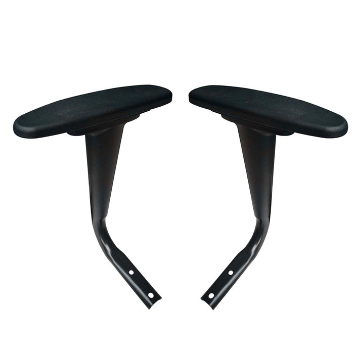 Crofta 2 Pieces Chair Armrest Pair Replacement Armrest Replaces for Office Chair PP Surface