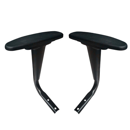 Crofta 2 Pieces Chair Armrest Pair Replacement Armrest Replaces for Office Chair PP Surface