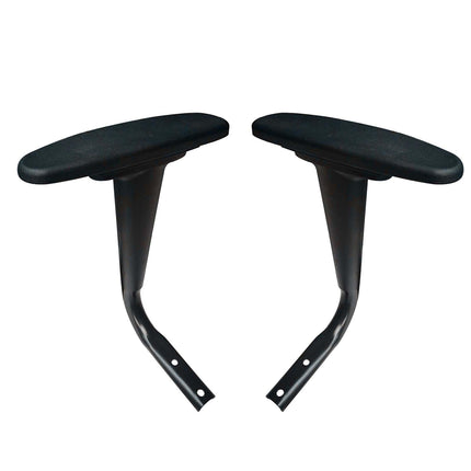 Crofta 2 Pieces Chair Armrest Pair Replacement Armrest Replaces for Office Chair PP Surface