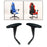 Crofta 2 Pieces Chair Armrest Pair Replacement Armrest Replaces for Office Chair PP Surface