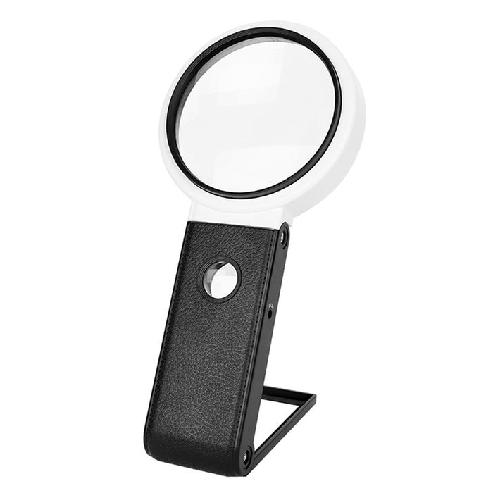 Crofta 25x Magnifying Glass for Antique Appreciation Indoor and Outdoor Observation Style B