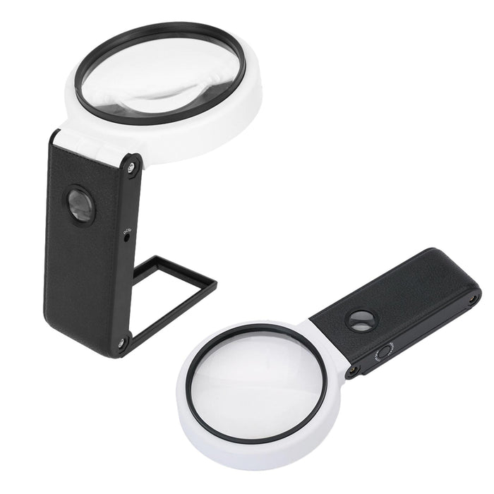 Crofta 25x Magnifying Glass for Antique Appreciation Indoor and Outdoor Observation Style C