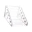 Crofta Acrylic Display Riser Display Rack Clear Holder for Badges Mini Dolls Medals 7 Tier