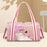 Crofta Duffle Bag Portable Personal Item Women Dance Bag for Dance Overnight Pink