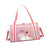 Crofta Duffle Bag Portable Personal Item Women Dance Bag for Dance Overnight Pink