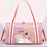 Crofta Duffle Bag Portable Personal Item Women Dance Bag for Dance Overnight Pink