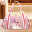 Crofta Duffle Bag Portable Personal Item Women Dance Bag for Dance Overnight Pink