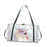 Crofta Duffle Bag Portable Personal Item Women Dance Bag for Dance Overnight Silver