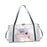 Crofta Duffle Bag Portable Personal Item Women Dance Bag for Dance Overnight Silver