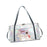 Crofta Duffle Bag Portable Personal Item Women Dance Bag for Dance Overnight Silver