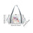 Crofta Duffle Bag Portable Personal Item Women Dance Bag for Dance Overnight Silver