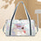 Crofta Duffle Bag Portable Personal Item Women Dance Bag for Dance Overnight Silver