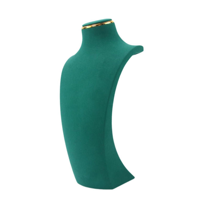 Crofta Necklace Storage Stand Green Necklace Mannequin Holder Stand for Shows Props 14 x 26 cm