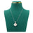 Crofta Necklace Storage Stand Green Necklace Mannequin Holder Stand for Shows Props 14 x 26 cm