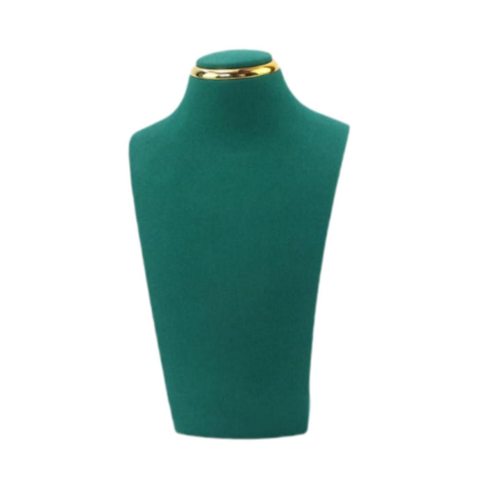 Crofta Necklace Storage Stand Green Necklace Mannequin Holder Stand for Shows Props 12 x 20 cm