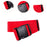 Crofta 2 Meters Suitcase Belt Travel Packing Strap Sturdy with Quick Release Buckle Red