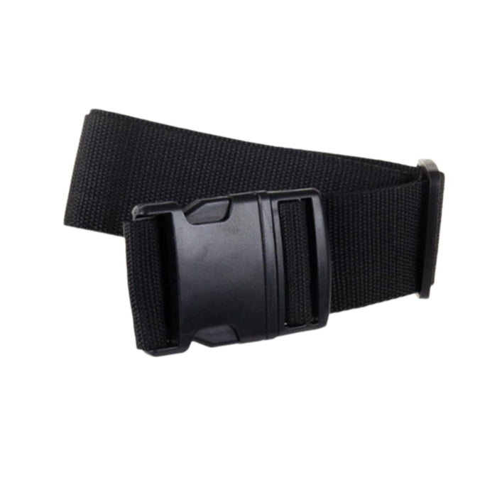 Crofta 2 Meters Suitcase Belt Travel Packing Strap Sturdy with Quick Release Buckle Black