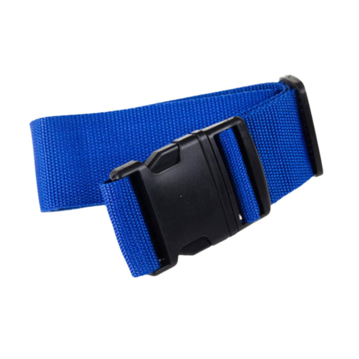 Crofta 2 Meters Suitcase Belt Travel Packing Strap Sturdy with Quick Release Buckle Blue