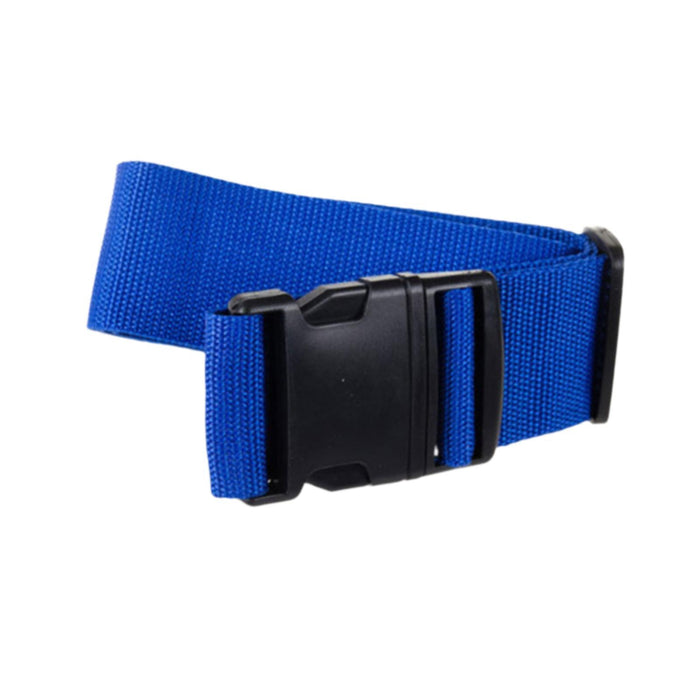 Crofta 2 Meters Suitcase Belt Travel Packing Strap Sturdy with Quick Release Buckle Blue