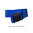 Crofta 2 Meters Suitcase Belt Travel Packing Strap Sturdy with Quick Release Buckle Blue