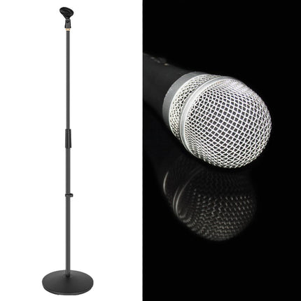 Crofta Vertical Mic Stand Parts Convenient Professional for Studio Singing Speeches