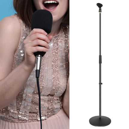 Crofta Vertical Mic Stand Parts Convenient Professional for Studio Singing Speeches