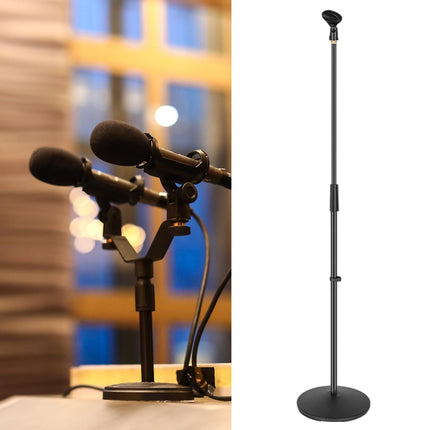 Crofta Vertical Mic Stand Parts Convenient Professional for Studio Singing Speeches