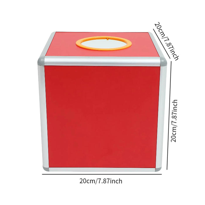 Crofta Ballot Box Suggestion Comment Tip Jar Multifunctional Lottery Lucky Box 20 cm