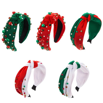 Crofta Xmas Hair Band Favors Photo Christmas Headband for Women Ladies Girls green